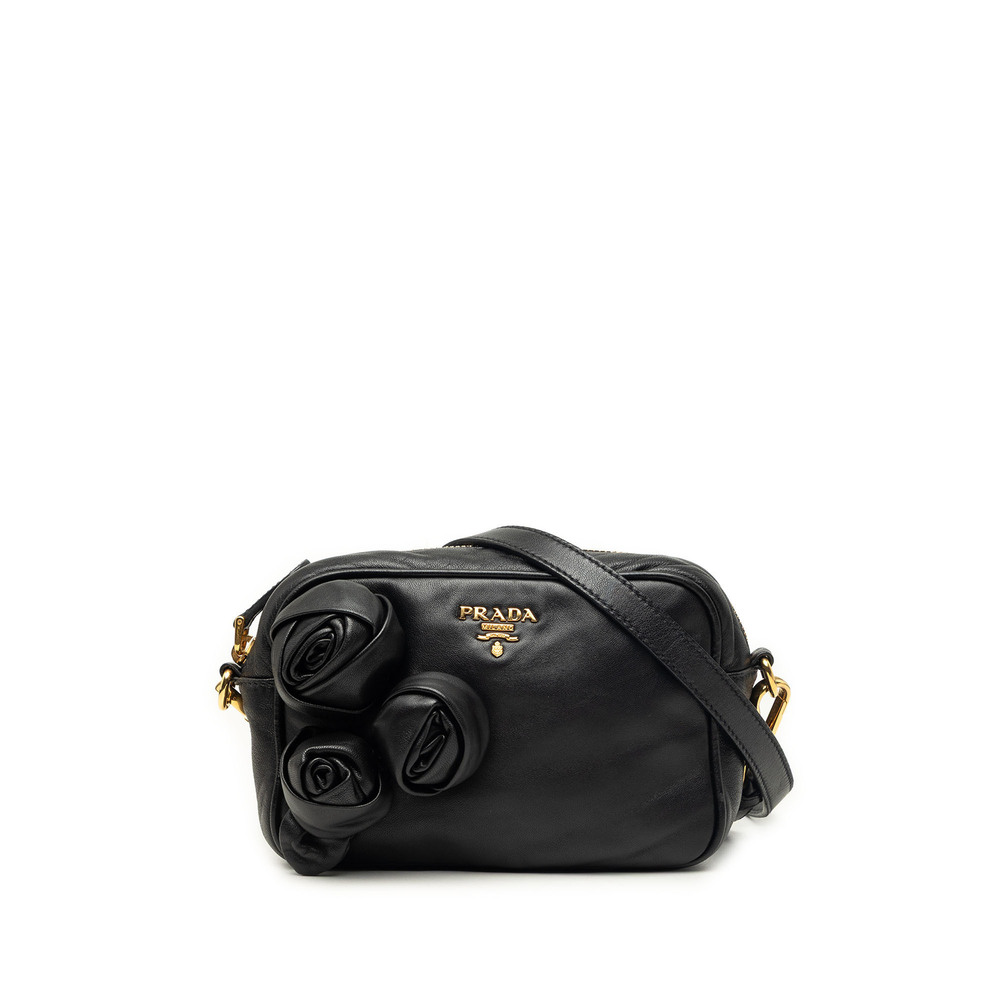 Pre-Loved Prada Nappa Rosette Crossbody